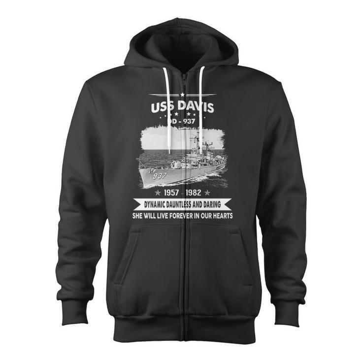 Uss Davis Dd Zip Up Hoodie