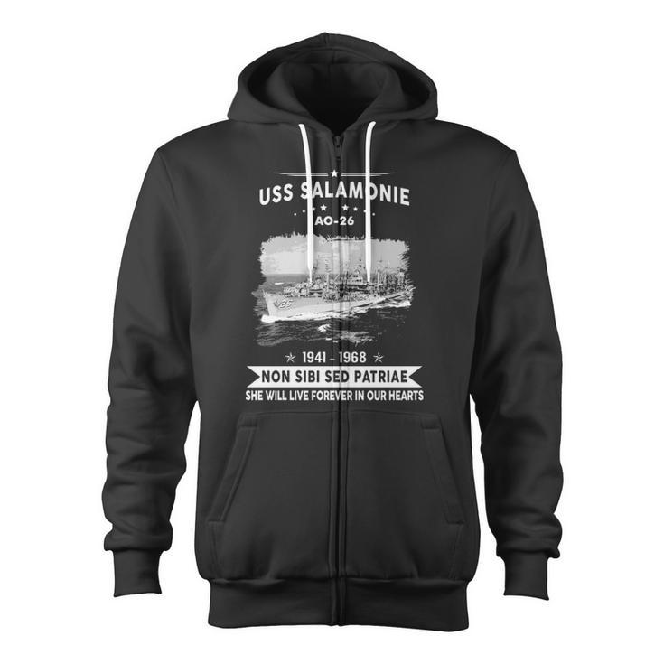 Uss Salamonie Ao Zip Up Hoodie