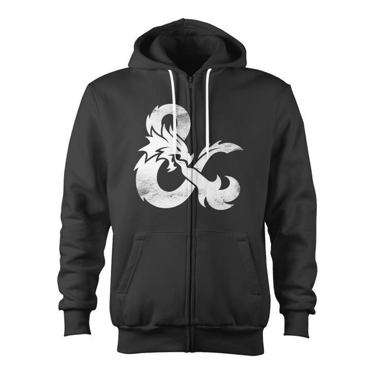 Vintage D&D Dungeons And Dragons Zip Up Hoodie