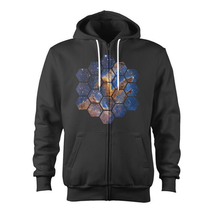 Webb Space Telescope New Image Pillars Of Creation Jwst Zip Up Hoodie