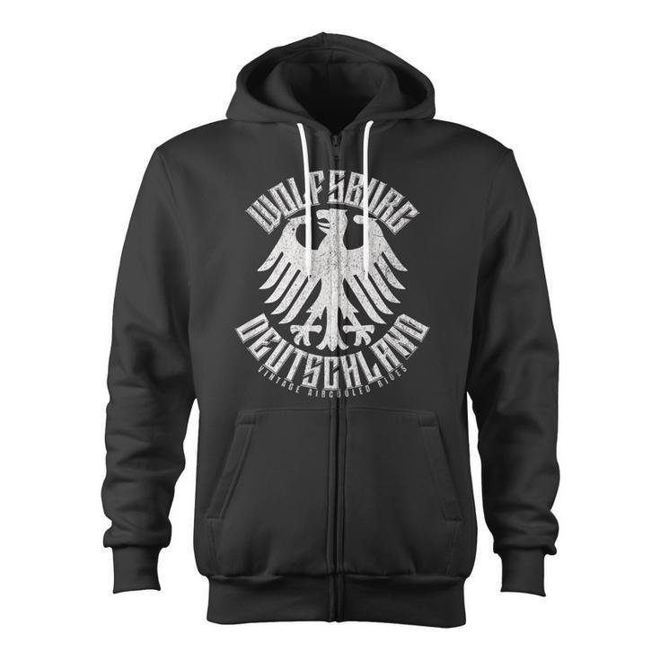 Wolfsburg Deutschland Germany Vintage Air-Cooled Rides Zip Up Hoodie