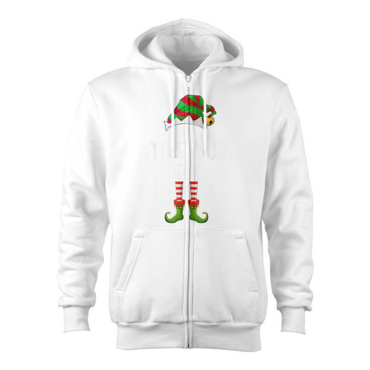 Fireball Elf Matching Family Group Christmas Party Zip Up Hoodie