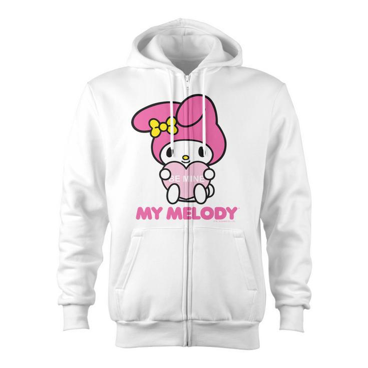 My Melody Be Mine Valentine Zip Up Hoodie