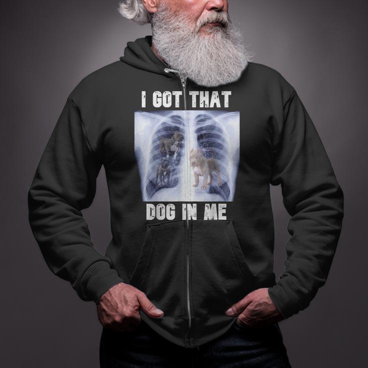 I Got That Dog In Me Xray Meme Zip Up Hoodie