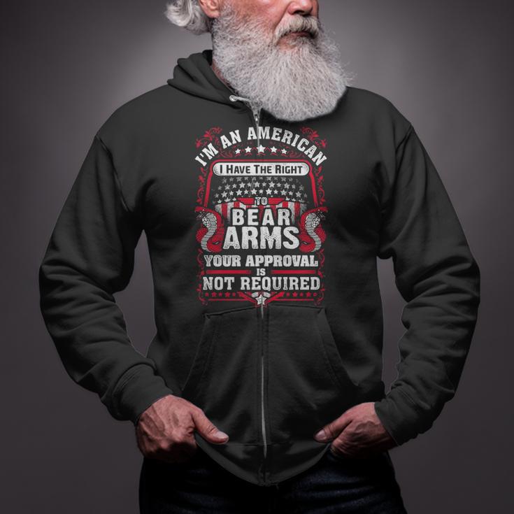 Gun Control Right To Bear Arms Zip Up Hoodie