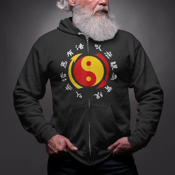 Jeet Kune Do Yin Yang Having No Way As Way Zip Up Hoodie