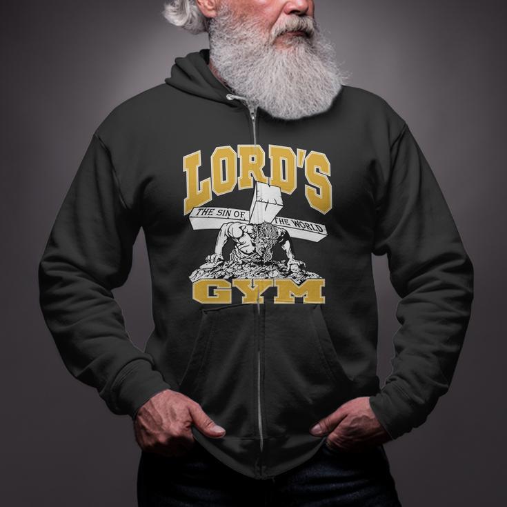 New Lord's Gym Cool Graphic Zip Up Hoodie