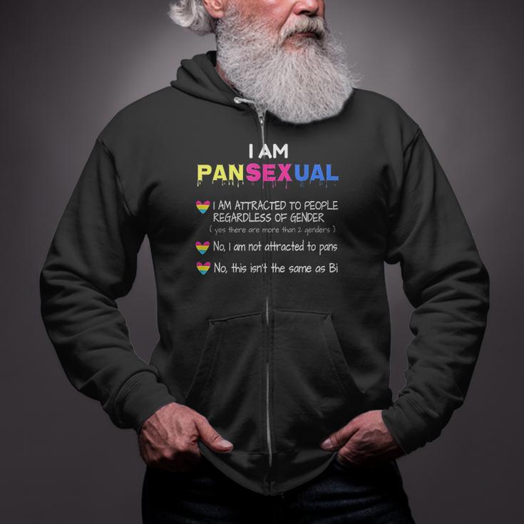 Pansexual Definition Zip Up Hoodie