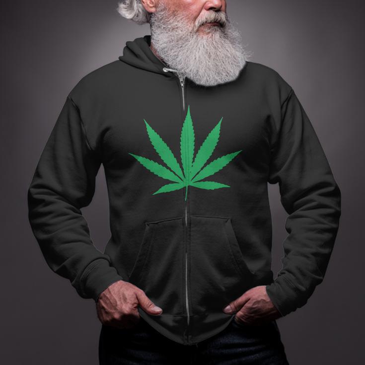 Pot Weed Reefer GrassShirt Zip Up Hoodie