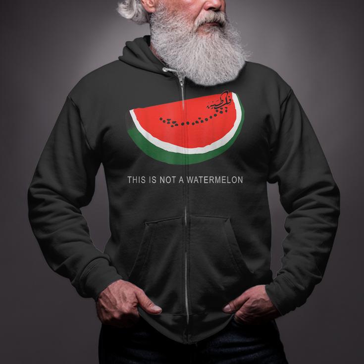 Watermelon 'This Is Not A Watermelon' Palestine Collection Zip Up Hoodie