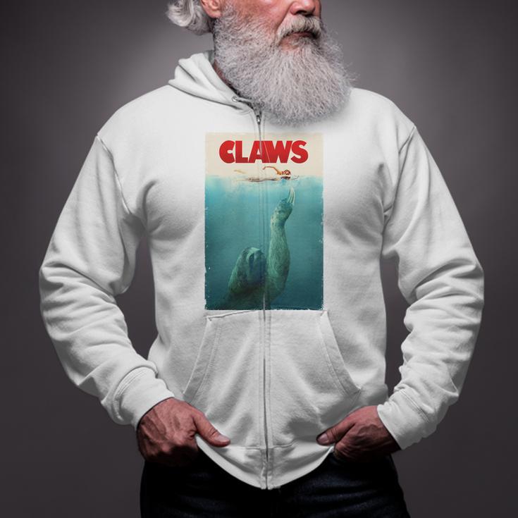 Claws Sloth V2 Zip Up Hoodie