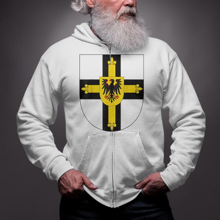 Teutonic Order Cross Zip Up Hoodie