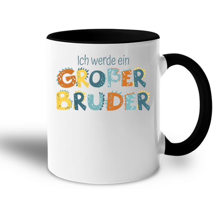 Children's Big Brother 2024 Ich Werde Großer Bruder Tasse Zweifarbig