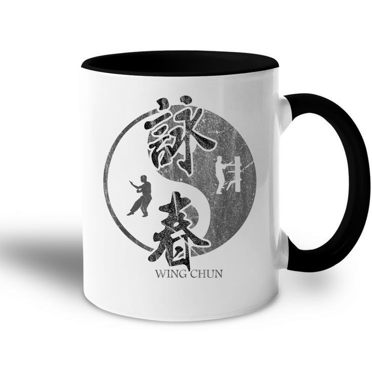 Chinese Martial Arts Kung Fu Wing Chun Tasse Zweifarbig