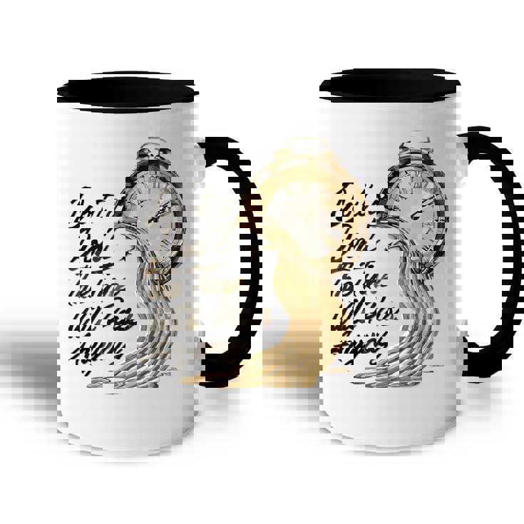 Citation De Motivation Intemporelle Avec Horloges Fondantes Accent Mug