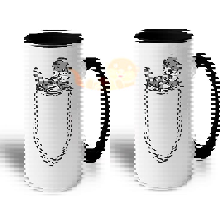 De Nutria De Bolsillo Como Una Nutria Dulce Accent Mug