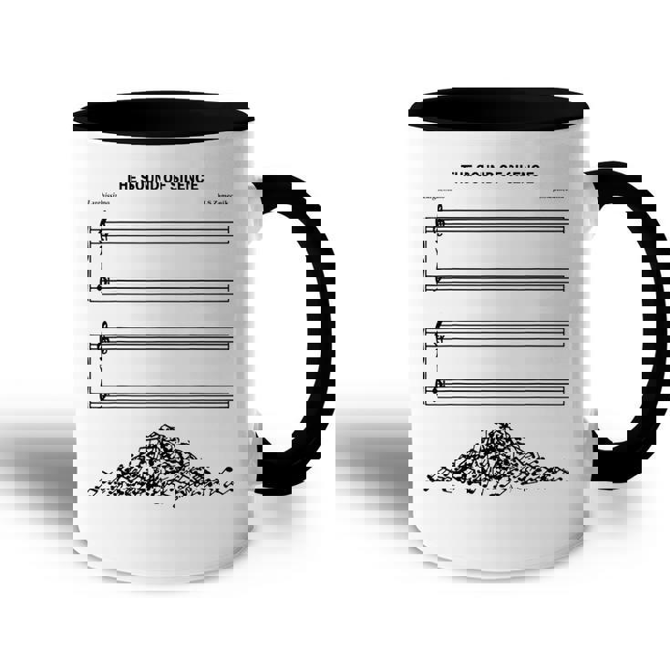 El Sonido Del Silencio Musical Divertido Accent Mug