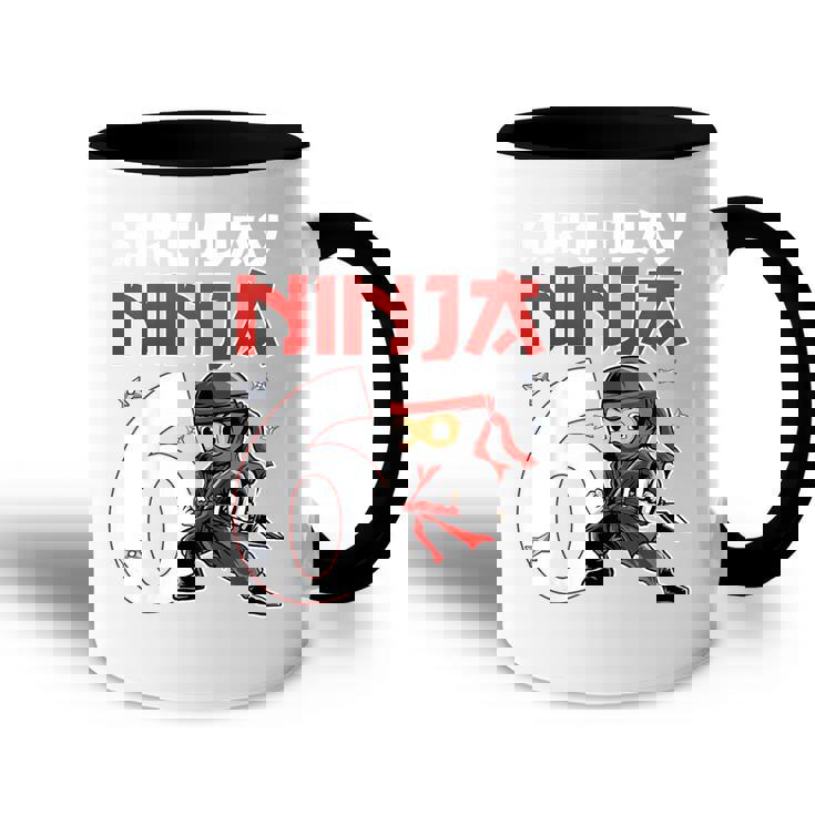 Enfant Birthday Ninja Cadeau D'anniversaire 6 Ans Pour Garçon Accent Mug