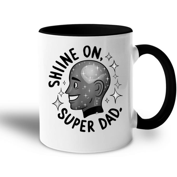 Keine Haare Aber Immer Noch Ein Super Papa -Atertag T-S Tasse Zweifarbig