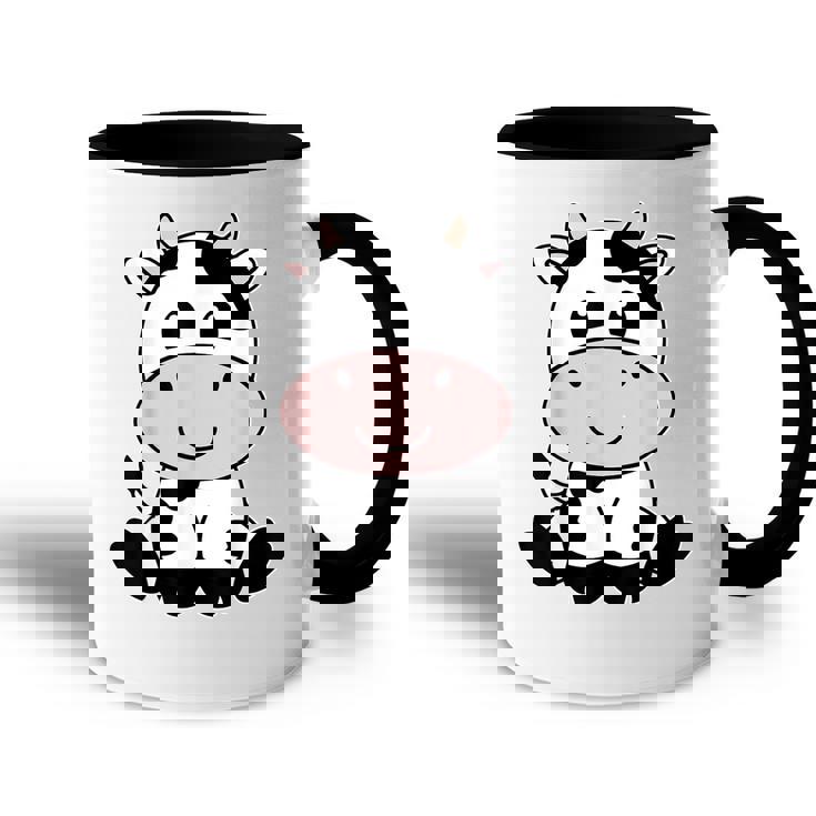 Lindo Animal Deaca Blanco Negro Con Estampado Deaca Kawaii Accent Mug