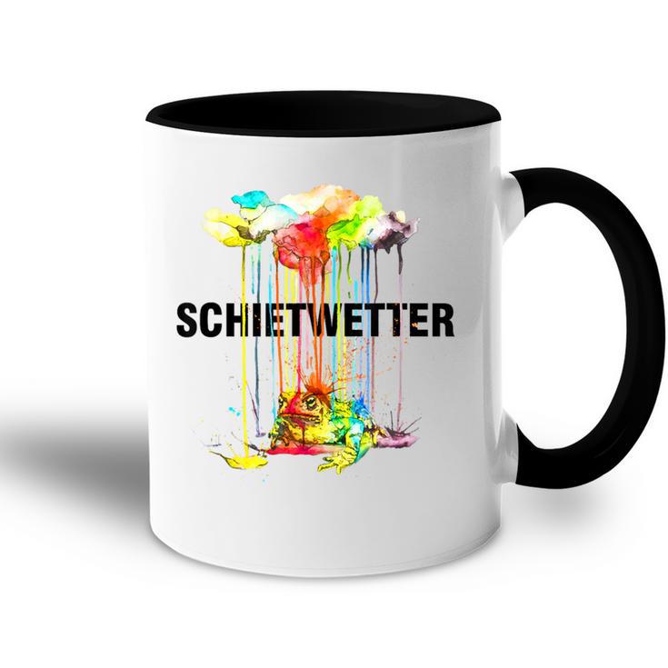 Norddeutsch Schietweather Tasse Zweifarbig