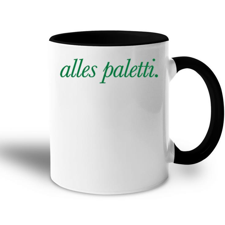 All Paletti – Baucholl Spaghetti X Livelife – 2 Sides Tasse Zweifarbig