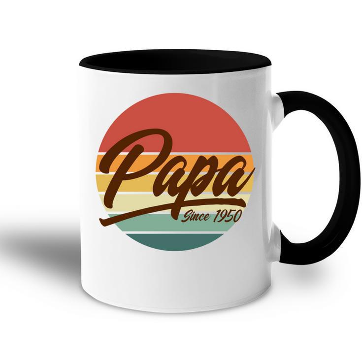 Papa Seit 1951 70 Geburtstag 70 Jahre Alt Papa Tasse Zweifarbig