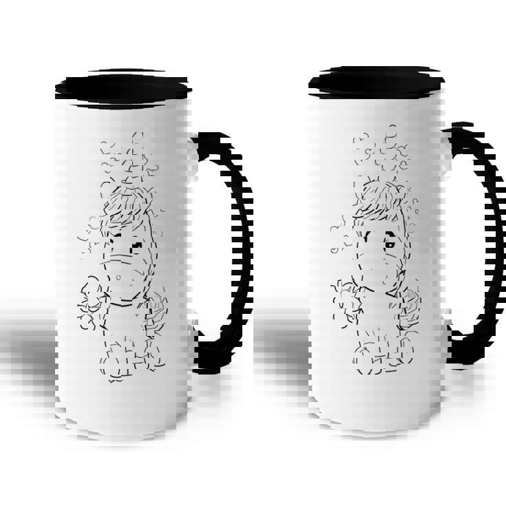 A Peindre Ou Colorier Pour Enfants Idee Cadeau Accent Mug