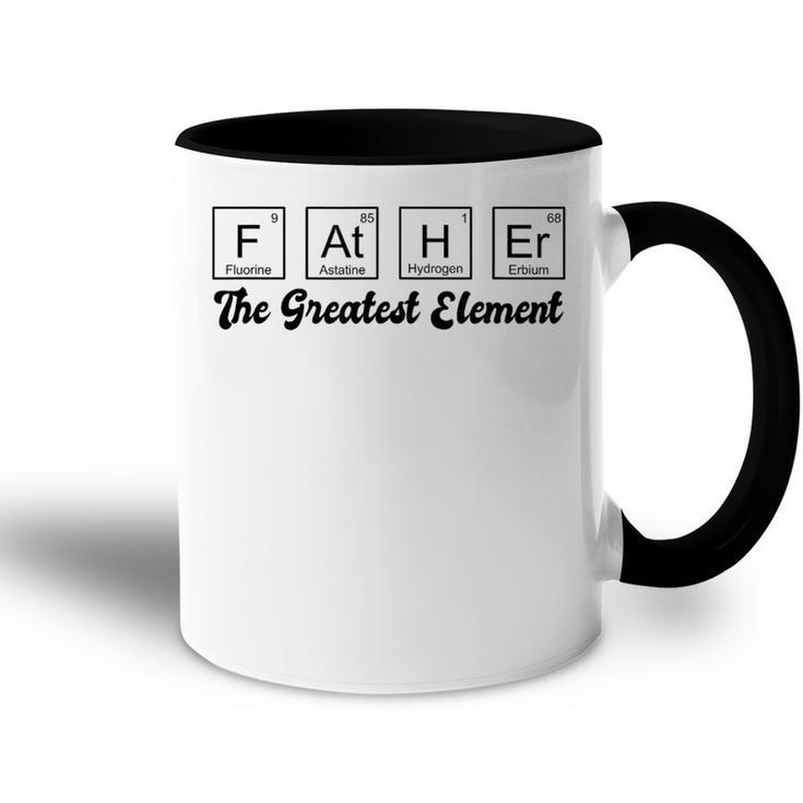 Vaterelement Geschenk Für Papaatertag Wissenschaft Humor Tasse Zweifarbig