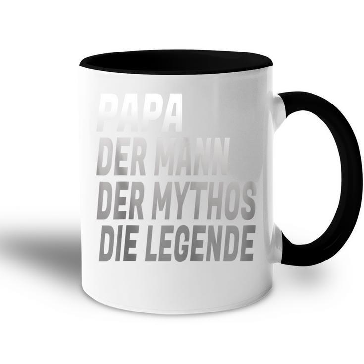 Vatertagsgeschenk Papa &Ater Atertag Spruch Kapuzenjacke Tasse Zweifarbig