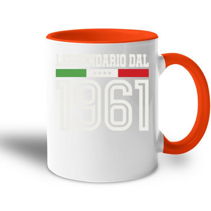 60 Anni Compleanno Nonno Papà Nato1961 Regalo Italiener Tasse Zweifarbig