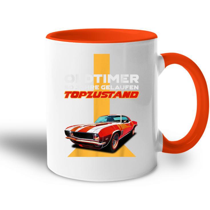 60 Geburtstag Mann Geschenk Papa Opa Oldtimer 60 Jahre Tasse Zweifarbig