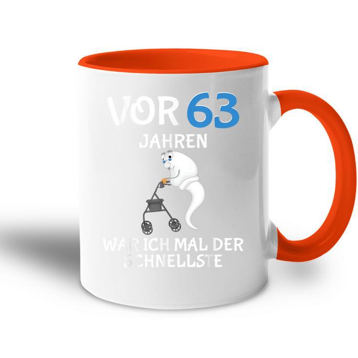 63 Jahreor 63 Jahren Der Fastelste Mann 63Th Birthday S Tasse Zweifarbig