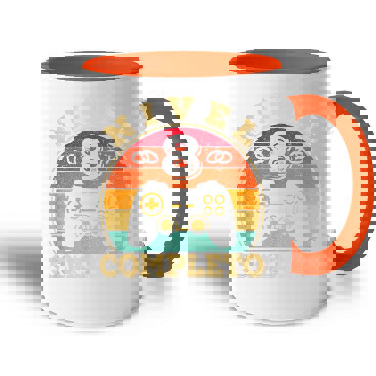8 Años De Casados 8 Aniversario Boda Hombre Marido Accent Mug