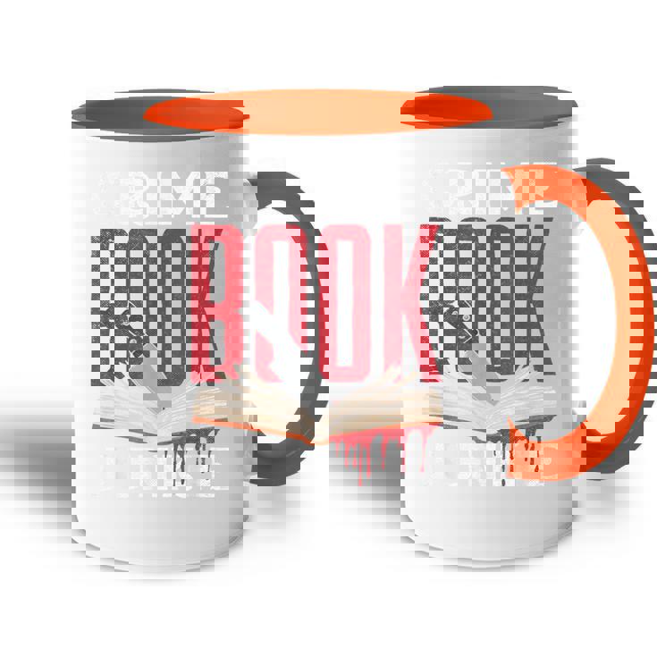 Adicto A Los Libros De Crimen True Crime Accent Mug