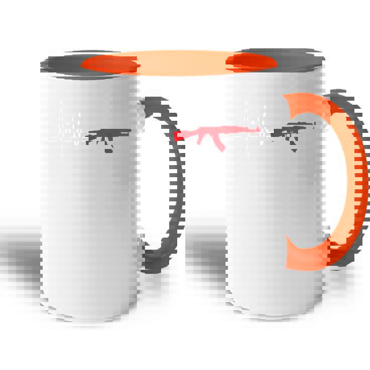 Ak-47 Kalashnikov Rifle Y Ruso Pistola Accent Mug
