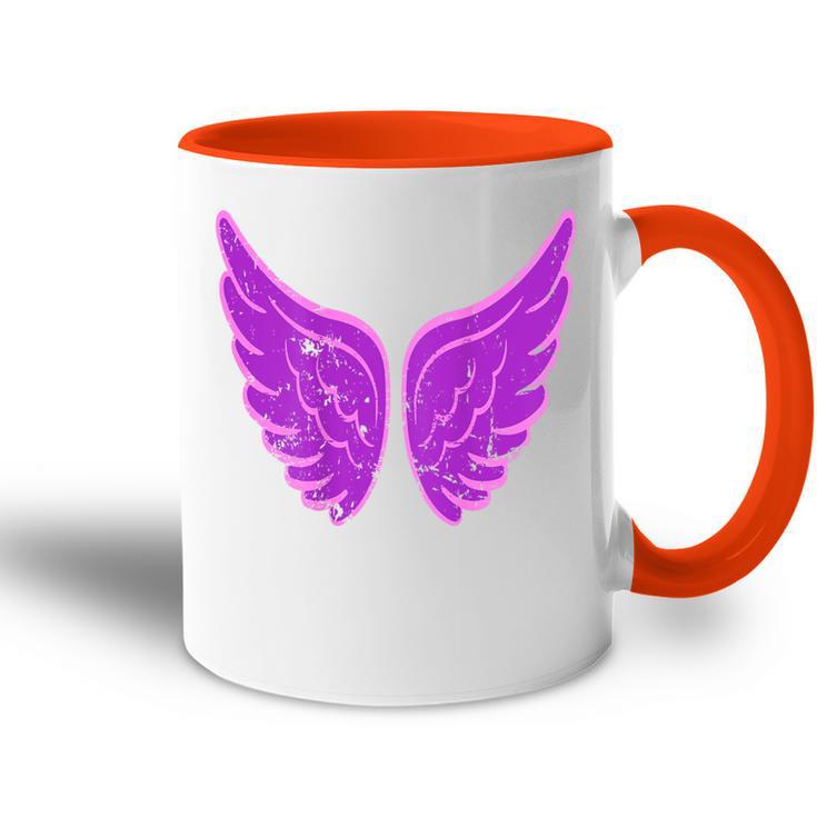 Alas De Angel Con Alas En La Espalda Angel Accent Mug