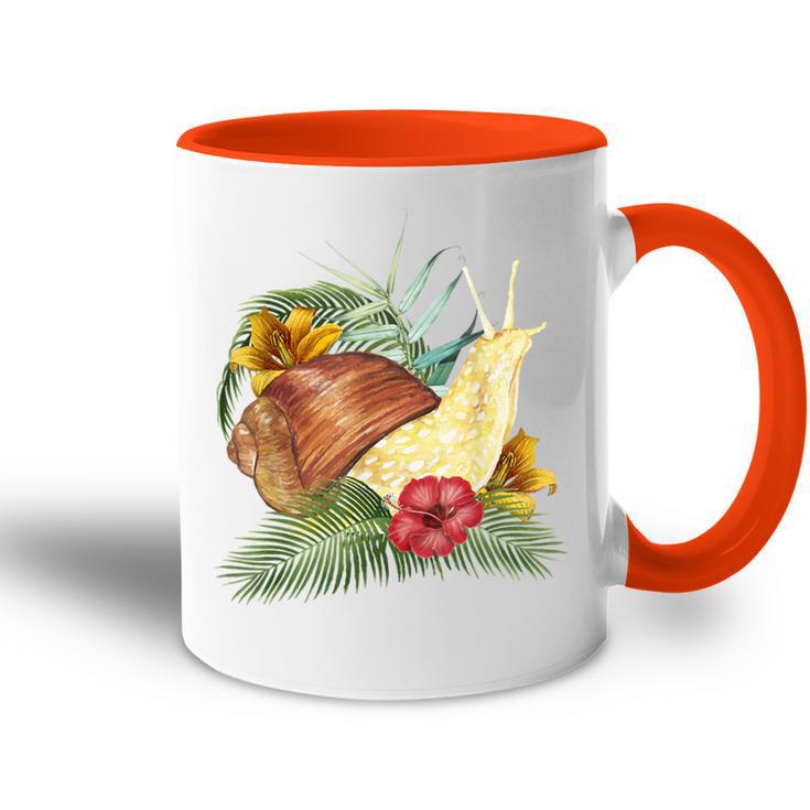 Animal Garden Snail Tasse Zweifarbig