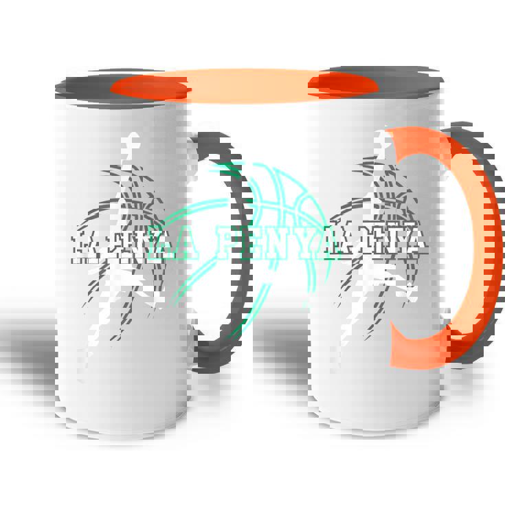 Apoyo Aficionado Baloncesto Joventut Cataluña Basketball Accent Mug