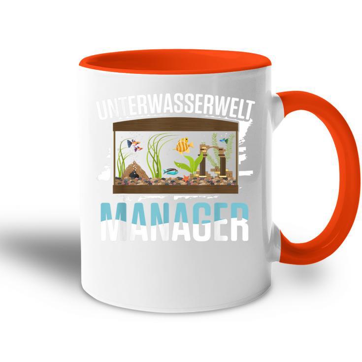 Aquarium Owner Underwater World Manager Aquarium Tasse Zweifarbig