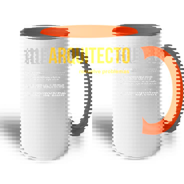 Arquitecto Definición Regalo Arquitecto Accent Mug