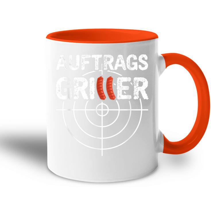 Auftragsgriller Spruch Zum Grillen Als Grill Tasse Zweifarbig