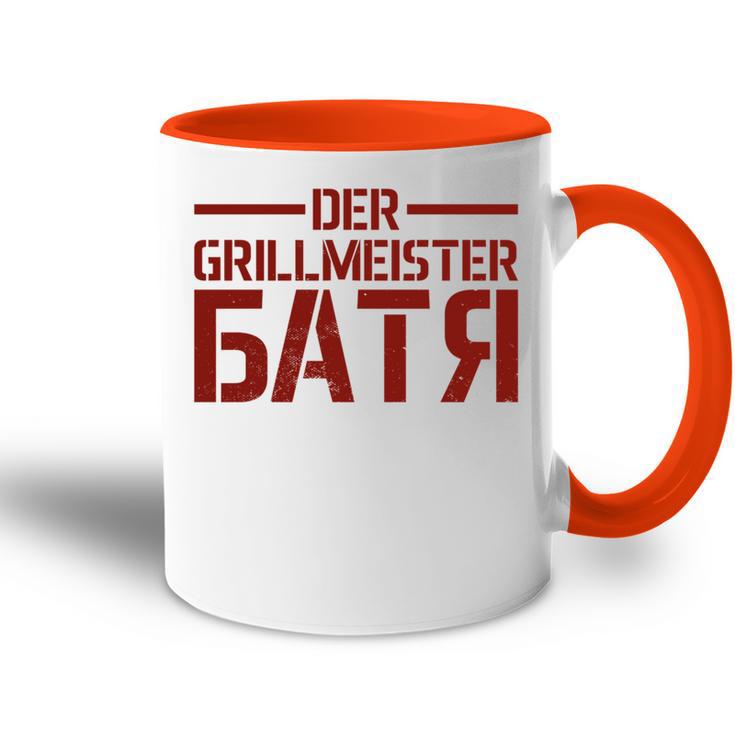 Batja Bbq Grillmeister Papaateratertag Russland Russe Tasse Zweifarbig