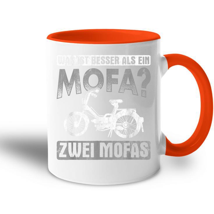 Besser Als Ein Moped Tasse Zweifarbig