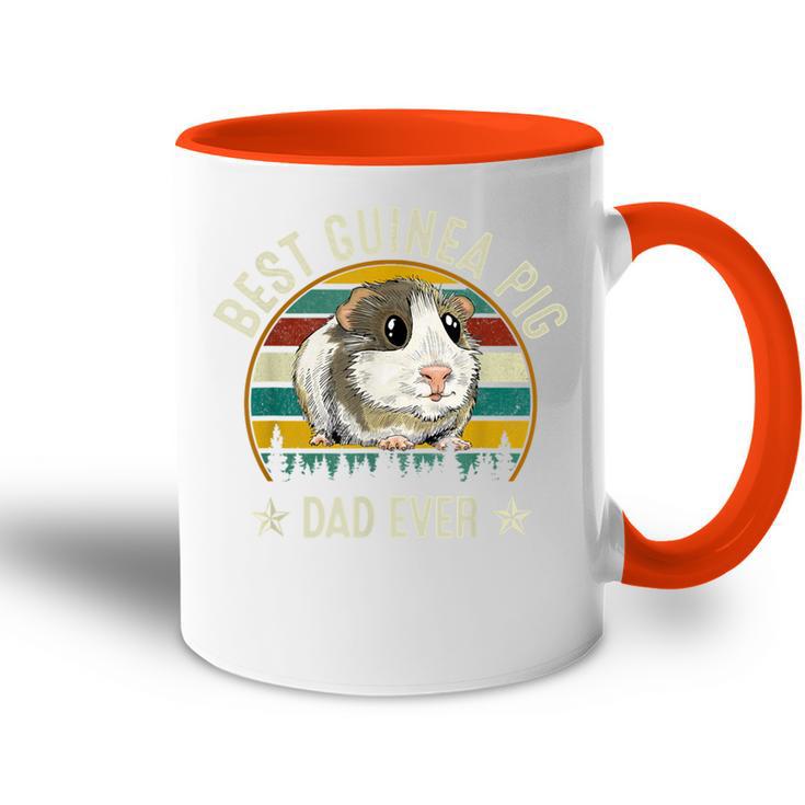 Best Guinea Pig Dad Ever Lustiges Meerschweinchen Papaater Tasse Zweifarbig