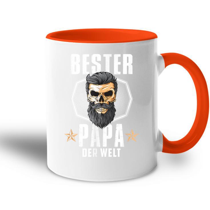 Bester Papa Der Welt Father's Day Father's Day Tasse Zweifarbig