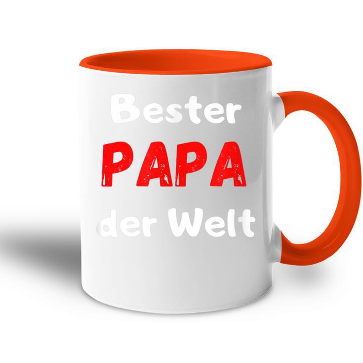 Bester Papa Der Welt Geburtstag Geschenk Familie Tasse Zweifarbig