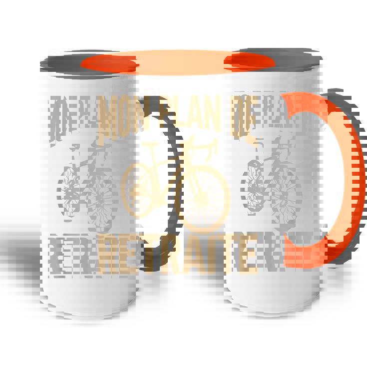 Bicyclette Drôle Mon Plan De Retraite Cycliste Routett Accent Mug