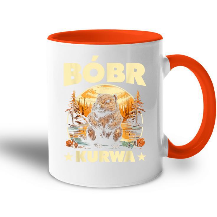 Bobr Kurwa Meme Bober Bobr Tasse Zweifarbig