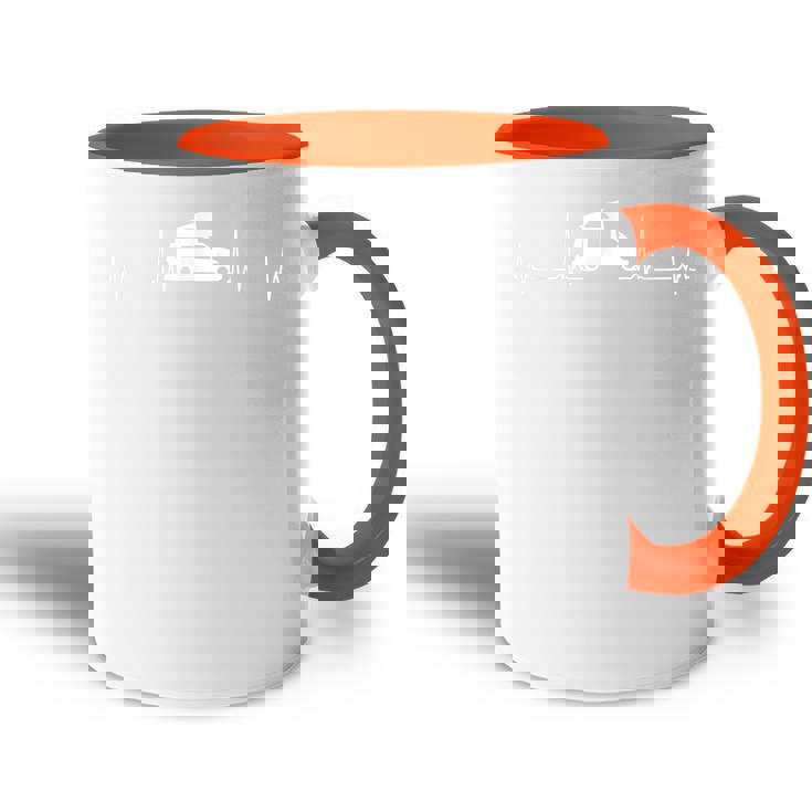 Bus California Beach Cardio Campervananlife Accent Mug